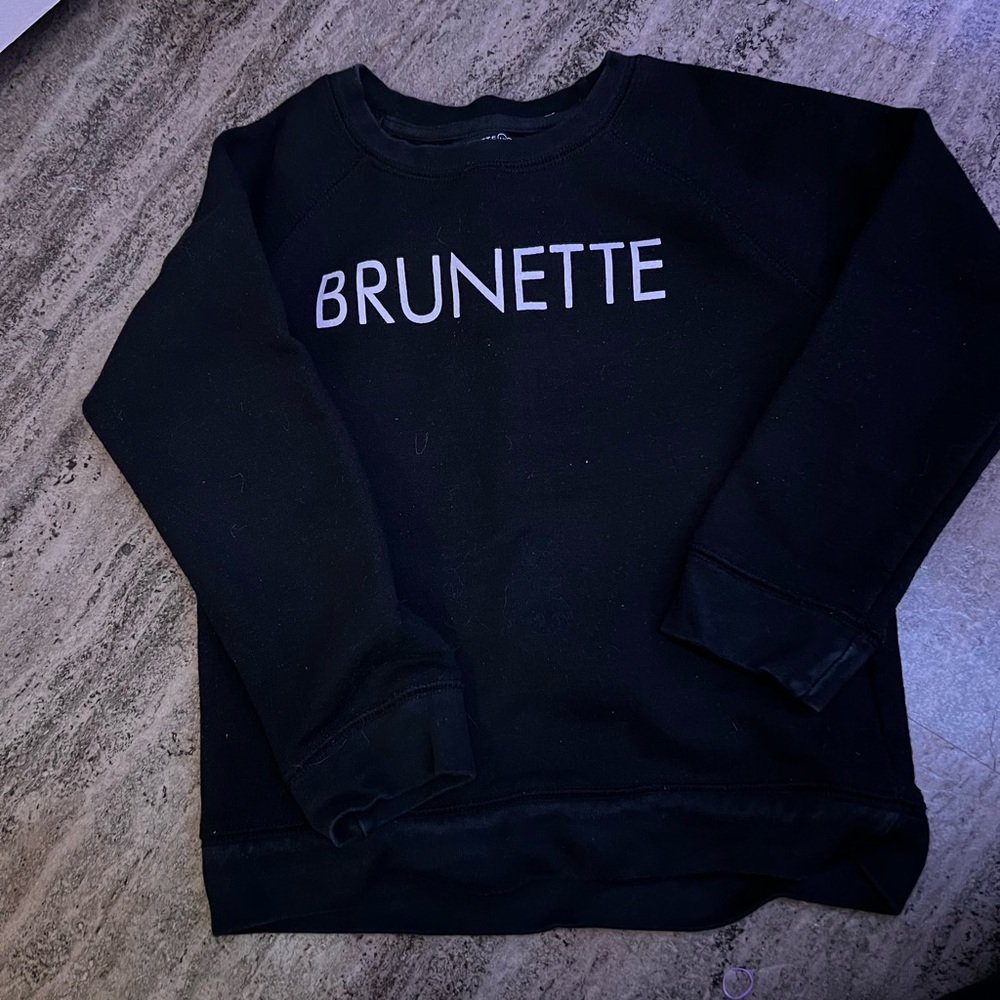 Kids brunette the label crewneck